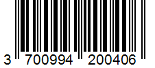 Barcode 3700994200406