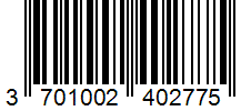 Barcode 3701002402775