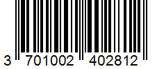 Barcode 3701002402812