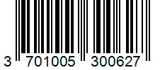 Barcode 3701005300627