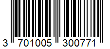 Barcode 3701005300771
