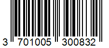 Barcode 3701005300832