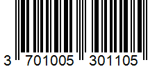 Barcode 3701005301105