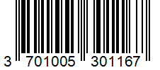 Barcode 3701005301167