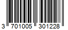 Barcode 3701005301228