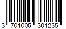 Barcode 3701005301235