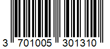 Barcode 3701005301310