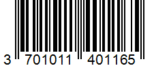 Barcode 3701011401165