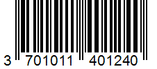 Barcode 3701011401240