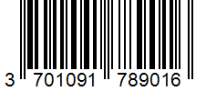 Barcode 3701091789016