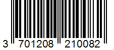 Barcode 3701208210082