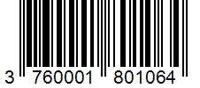 Barcode 3760001801064