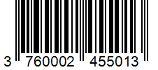 Barcode 3760002455013