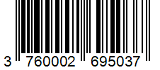 Barcode 3760002695037