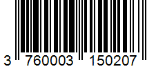 Barcode 3760003150207