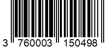 Barcode 3760003150498