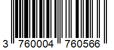 Barcode 3760004760566