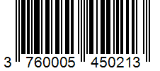 Barcode 3760005450213