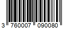 Barcode 3760007090080