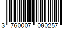 Barcode 3760007090257