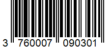 Barcode 3760007090301