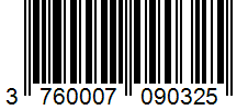 Barcode 3760007090325