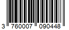 Barcode 3760007090448
