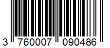 Barcode 3760007090486