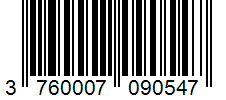 Barcode 3760007090547