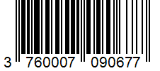 Barcode 3760007090677