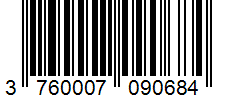 Barcode 3760007090684