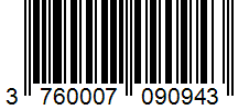 Barcode 3760007090943