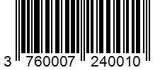 Barcode 3760007240010