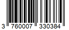 Barcode 3760007330384
