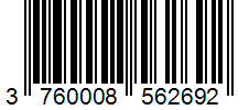 Barcode 3760008562692