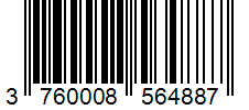 Barcode 3760008564887