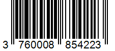 Barcode 3760008854223