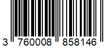 Barcode 3760008858146