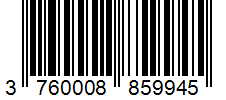 Barcode 3760008859945