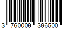 Barcode 3760009396500