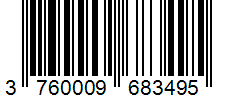 Barcode 3760009683495