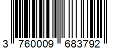 Barcode 3760009683792