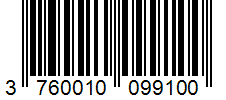 Barcode 3760010099100