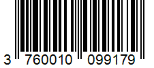 Barcode 3760010099179