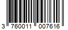 Barcode 3760011007616