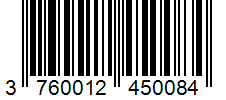 Barcode 3760012450084