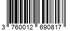Barcode 3760012690817