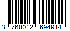 Barcode 3760012694914