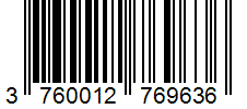 Barcode 3760012769636