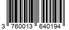 Barcode 3760013640194